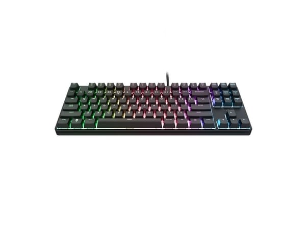 Trust GXT 864 Cada, Koblet med ledninger (ikke trådløs), USB, Mekanisk nøkkelbryter, QWERTY, RGB LED, Svart