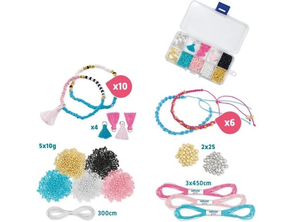 Maped Creativ 907401, Smykkesett til å lage armbånd for barn, 7 år