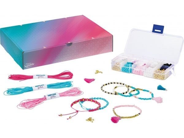 Maped Creativ 907401, Smykkesett til å lage armbånd for barn, 7 år