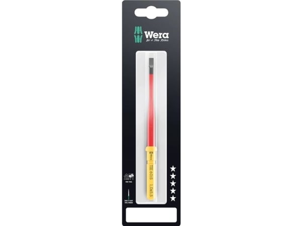 Wera Kraftform Kompakt VDE 60 iS 1,0x5,5x157 mm TIE SB Sähköasentaja Kærv Vaihdettava terä 5,5 mm