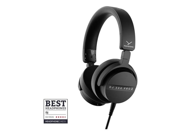 beyerdynamic DJ 300 PRO X - Hodetelefoner - på øret / full størrelse - kablet - 3,5 mm jakk