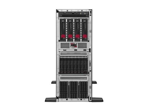 HPE ProLiant Compute ML350 Gen12 - Server - tower 4U - toveis - 1 x Xeon 6505P / inntil 4.1 GHz - RAM 32 GB - SATA/SAS/NVMe - hot-swap 2.5" brønn(e...