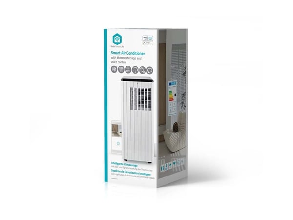 Nedis SmartLife - Klimaanlegg - frittstående, mobil - 2.6 EER - hvit
