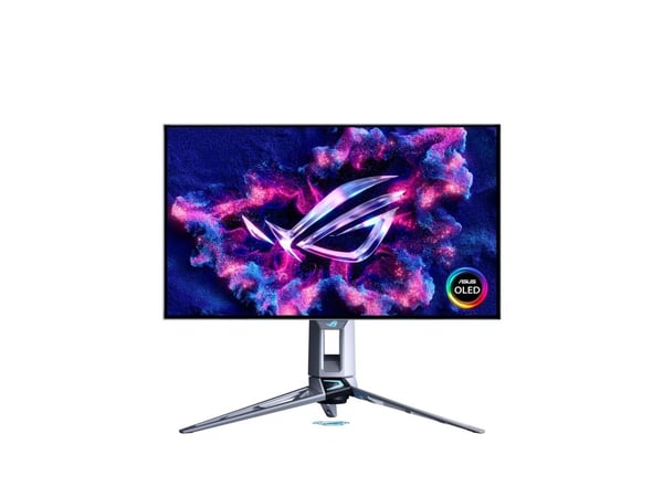 ASUS ROG Swift PG27AQWP-W - OLED-skjerm - gaming - 27" (26.5" synlig) - 2560 x 1440 QHD @ 540 Hz - 1500 cd/m² - 1500000:1 - DisplayHDR 500 True Bla...
