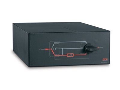 APC Service Bypass Panel - Bypass-omskifter (rackversion) - AC 230 V - output-stikforbindelser: 10 - sort - for Smart-UPS RT 10000VA