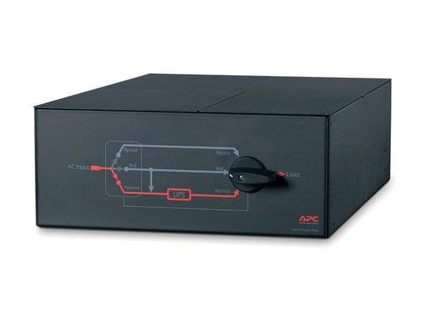 APC Service Bypass Panel - Bypass-omskifter (rackversion) - AC 230 V - output-stikforbindelser: 10 - sort - for Smart-UPS RT 10000VA