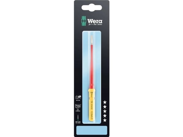 Wera Kraftform Kompakt VDE 3060 iS 0,6x3,5x157mm TIE SB Sähköasentaja Kærv Vaihdettava terä 3,5 mm