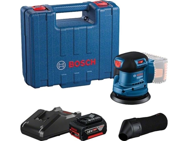 Bosch GEX 185-LI Professional, Eksentersliper, Tilfeldig orbital, Blå, Børsteløs, Tyskland, 6000 RPM