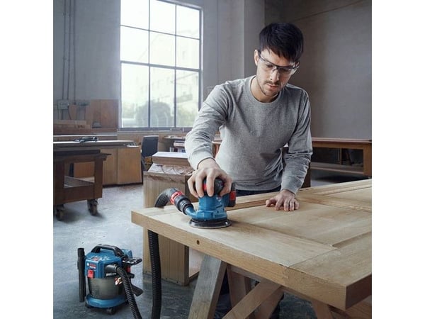 Bosch GEX 185-LI Professional, Eksentersliper, Tilfeldig orbital, Blå, Børsteløs, Tyskland, 6000 RPM