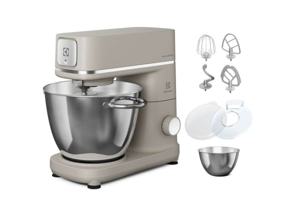Electrolux E6KM1-4PPT, Stativmixer, Pärlemorfärgad, Knådning, Mixning, Vispning, 1,2 m, 6 l, Platinum Pearl