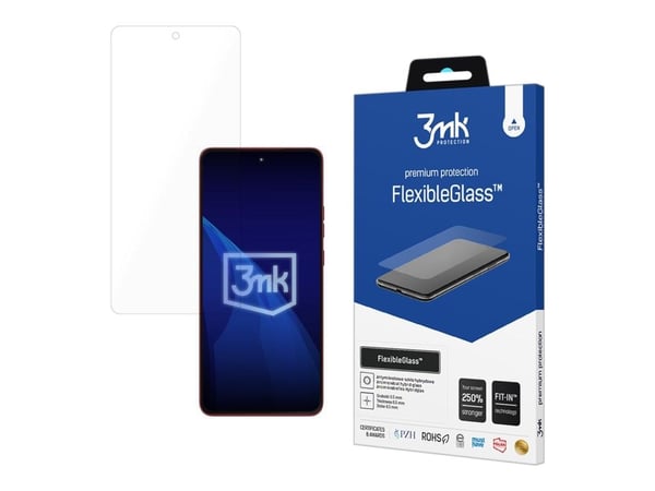 3mk FlexibleGlass - Skjermbeskyttelse for mobiltelefon - splash-proof - glass - for Motorola Moto G86, G86 Power
