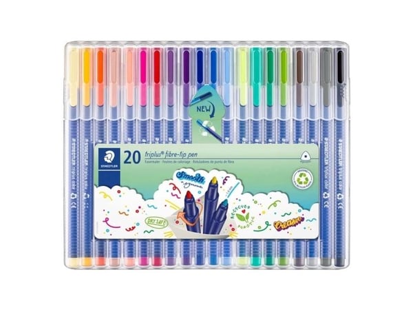 STAEDTLER® triplus® 323 SB20 1.0 mm fineliner - etui med 20 stk. ass. farver