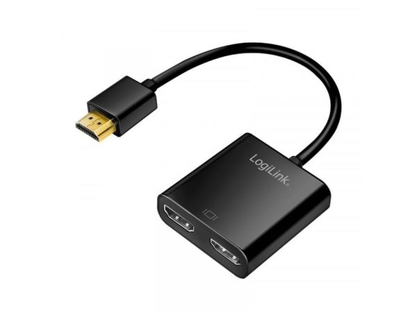 LogiLink HD0061 - HDMI-Splitter 1x2-Port 4K/60 Hz Downscaler