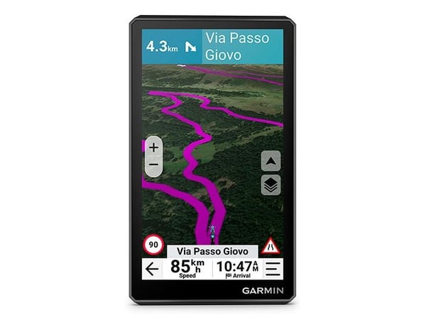 Garmin zumo XT3, 11,9 cm (4,7"), 1280 x 720 piksler, TFT, 101,6 x 58,4 mm (4 x 2,3"), horisontal/vertikal, Multi-touch