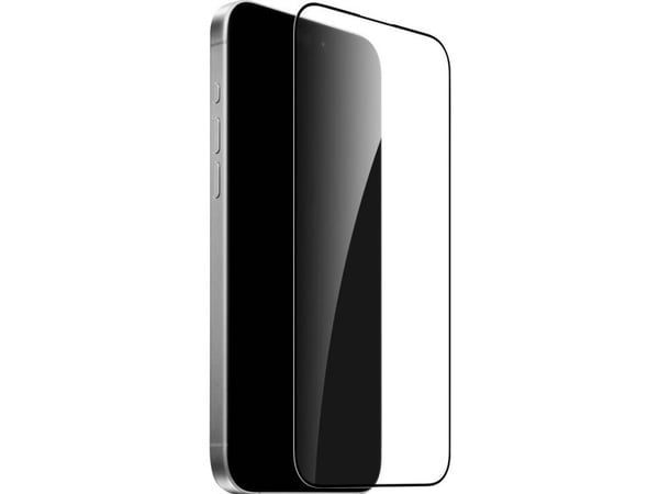 PURO PUSDGFRAIPHONE1661, Apple, iPhone 16, Slagbestandig, Ripebestandig, Knusesikker, Svart, Gjennomsiktig, 1 stykker