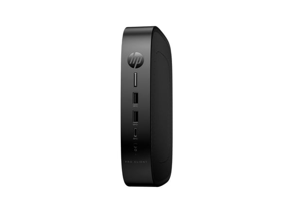 HP Pro t550 - Tynn klient - USFF 1 x Celeron J6412 / inntil 2.6 GHz - RAM 4 GB - flash 32 GB - eMMC - UHD Graphics - Gigabit Ethernet, Bluetooth 5....