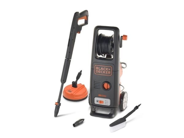 Black & Decker BXPW1700PE, Upprätt, Elektrisk, 6 m, Högtryck, Svart, Orange, 420 l/h