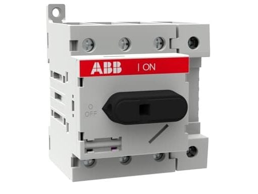 ABB OT63ML4, Roterande brytare, 4P, Vit, Svart, IP20, 80 A, 750 V