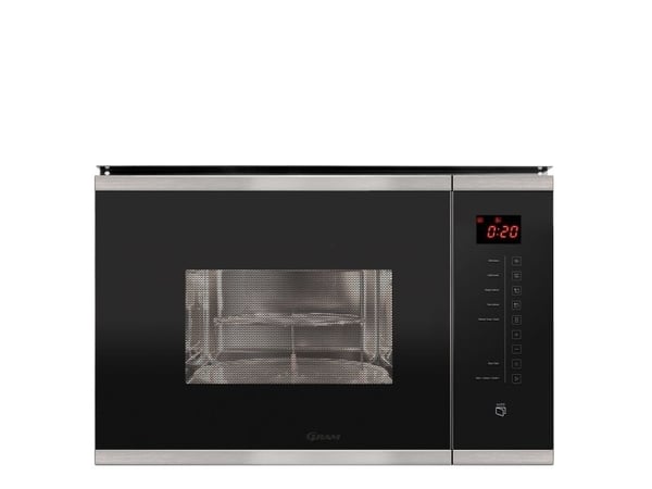 GRAM X-type IM 20614-90 X - Mikrobølgeovn med grill - innebygd - 25 liter - 900 W - EasyOff stål