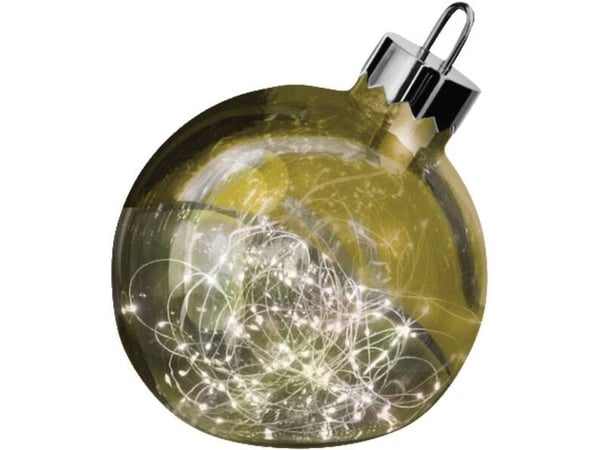 Sompex juledekorasjon Sompex Led Ball Globe D:25 Gull - 72226