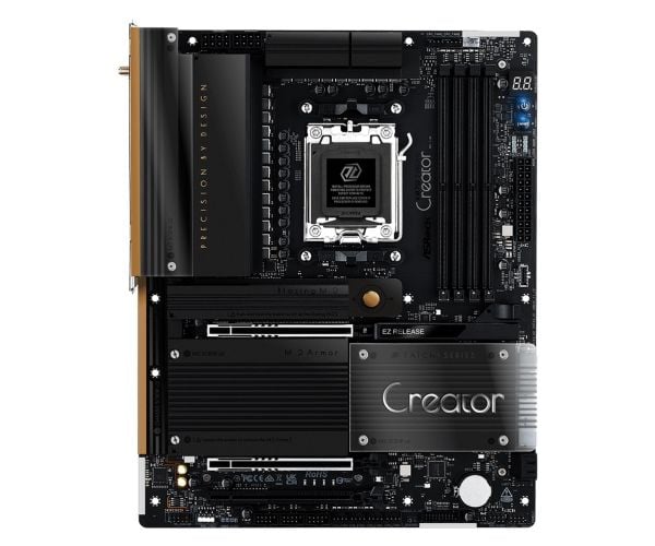ASRock X870 TAICHI CREATOR - Hovedkort - ATX - Socket AM5 - AMD X870 Chipset - USB4, USB 3.2 Gen 1, USB 3.2 Gen 2, USB-C 3.2 Gen 2x2 - 10 Gigabit L...