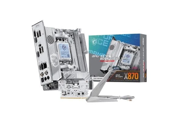 MSI MPG X870I EDGE TI EVO WIFI, AMD, Sokkel AM5, AMD Ryzen 7000 Series, AMD Ryzen 8000 Series, AMD Ryzen 9000 Series, Sokkel AM5, DDR5-SDRAM, 256 GB