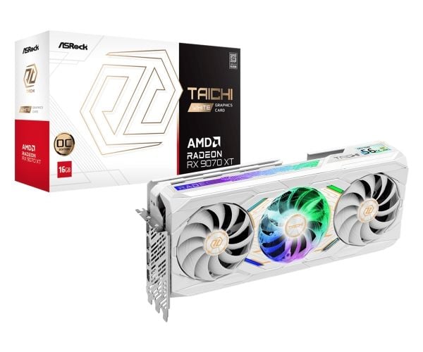 ASRock RX9070XT TCW 16GO 16 GB DDR6 HDMI/3xDP