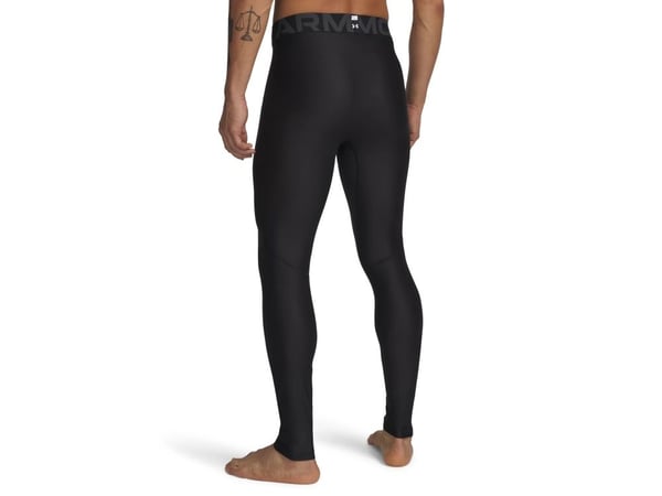 Under Armour HeatGear, Åtsittande leggings, Hankoppling, Svart, Vuxen, Monokromatiskt, S