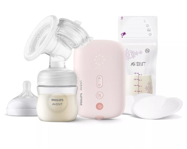 Philips AVENT SCF395 Elektrisk bröstpump, Elektronisk, Rosa
