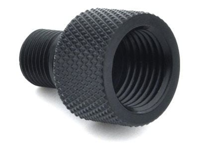 Bitspower - Liquid cooling system pump adapter - mattsvart