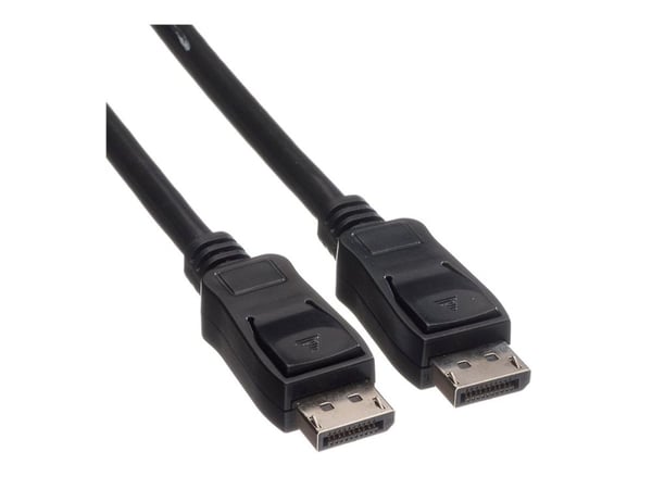 VALUE - DisplayPort-kabel - DisplayPort hann til DisplayPort hann - 2 m - skjermet - svart