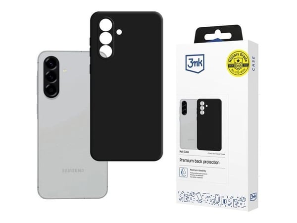3mk Matt Case - Baksidedeksel for mobiltelefon - termoplast-polyuretan (TPU) - svart - for Samsung Galaxy A36, A56