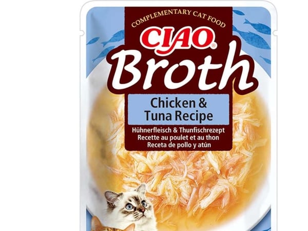 Ciao Broth kylling med tunfisk-oppskrift våtfôr