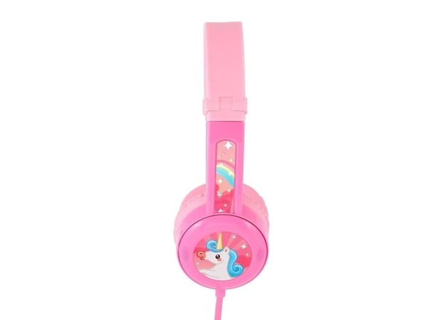 BuddyPhones Travel, Koblet med ledninger (ikke trådløs), 20 - 20000 Hz, Samtaler/musikk, 109 g, Hodesett, Rosa
