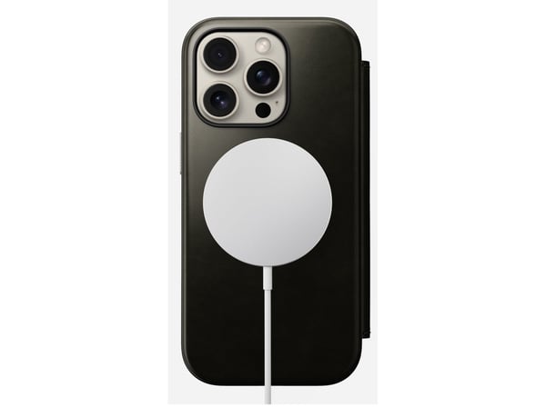 Nomad Modern Leather Folio, Etui, Apple, iPhone 16 Pro, 16 cm (6.3"), Grønn