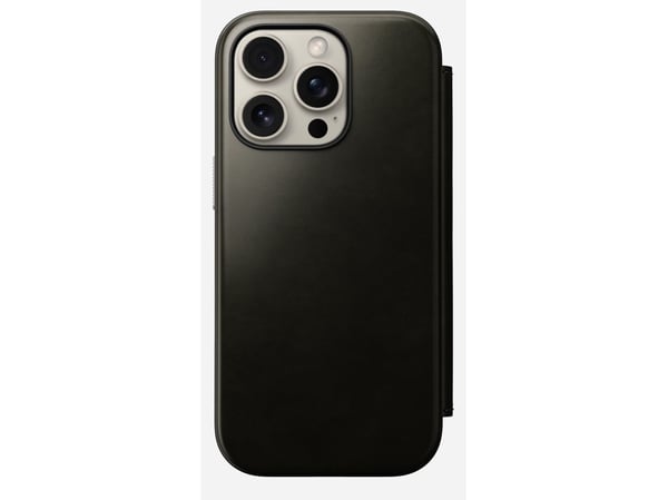 Nomad Modern Leather Folio, Etui, Apple, iPhone 16 Pro, 16 cm (6.3"), Grønn