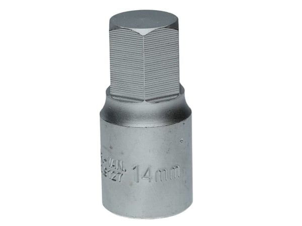 KS Tools 150.9127, 1 stykker, firkant, 3/8", 14 mm, Kromvanadiumstål, 40 mm