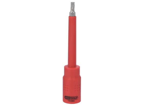 KS Tools 118.3823, 1 stykker, Torx, 3/8", T25, Kromvanadiumstål, 122 mm