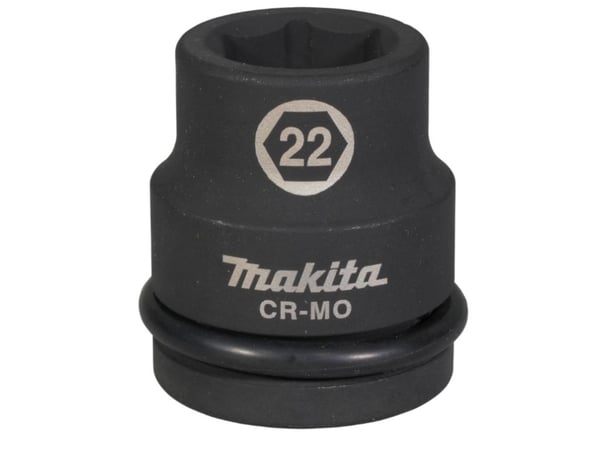Makita E-22252, Kraftpipe, Svart, 1 hoder, 3/8", Metrisk, 22 mm