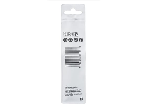 Makita D-78449, Borr, Glasborr, Högerrotation, 3 mm, 51 mm, Glas