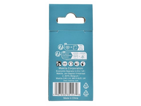 Makita D-78449, Borr, Glasborr, Högerrotation, 3 mm, 51 mm, Glas
