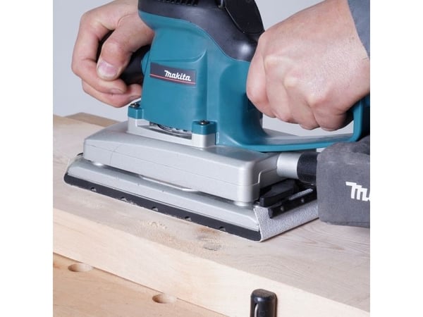 Makita E-18122, Sandpapper, Trä, Metall, Målning, Aluminiumoxid, Makita, Silver, Rektangulär
