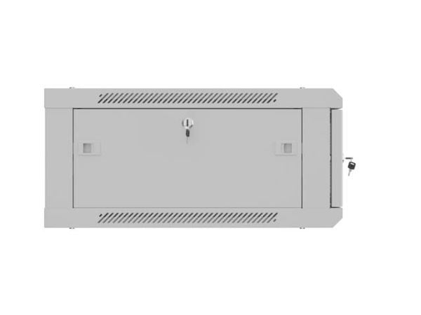 LANBERG 19" 4U 600X600 GRÅ STATIV MED UTSTANSEDE DØRER (FLAT PAKKE)