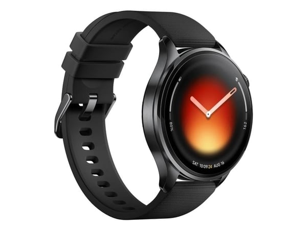 Xiaomi Watch 5 - 316L rustfritt stål - smartklokke med stropp - fluororubber - svart - håndleddstørrelse: 135-205 mm - display 1.54" - 32 GB - Blue...