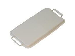 Lokk L55xB29cm plastgrå for plastbeholder,1 stk