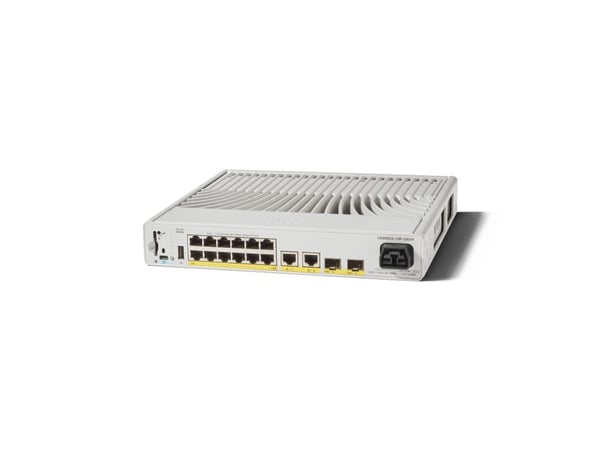 Cisco C9200CX-12P-2XGH-E, Hallittu, Gigabit Ethernet (10/100/1000), Power over Ethernet -tuki, Telineasennus