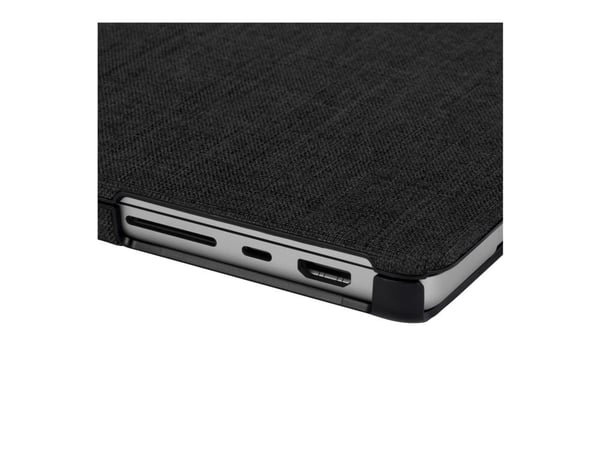 Incase - Hårt fodral för bärbar dator - textured, in Woolenex - 16" - grafit - för Apple MacBook Pro (16.2 tum)