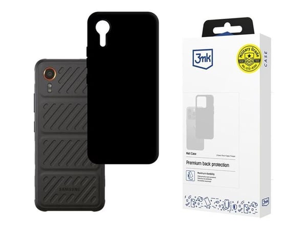 3mk Matt Case - Beskyttende deksel for mobiltelefon - termoplast-polyuretan (TPU) - svart - for Samsung Galaxy XCover7