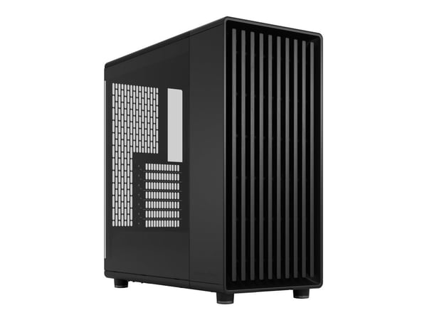 Fractal Design North - Momentum Edition - tower - ATX - sidepanel med vindu (herdet glass) - ingen strømforsyning (ATX) - svart - USB/Audio/Mic
