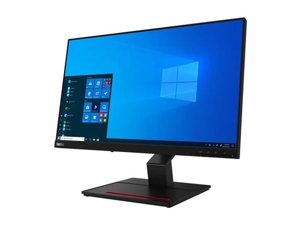 Lenovo ThinkVision T24t-20 - LED-skjerm - 24" (23.8" synlig) - berøringsskjerm - 1920 x 1080 Full HD (1080p) @ 60 Hz - IPS - 300 cd/m² - 1000:1 - 4...